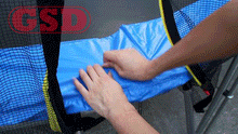 GSD High Quality 10 Feet Spring Trampoline
