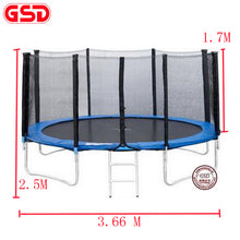 GSD High quality 12 Feet Adults Spring Trampoline