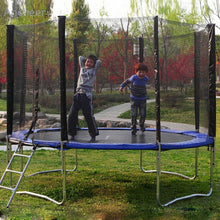 New 12ft 4 Arch 8 Pole Round Safety Net for Trampoline